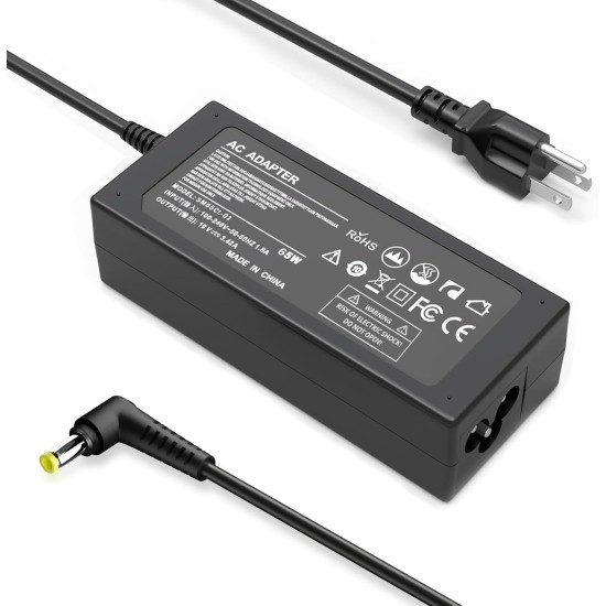 Acer 19V 3.42A Charger / Power Adapter with 5.5x1.7mm Tip