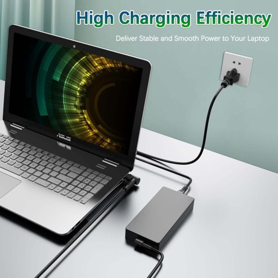 Asus 20V 14A Charger / Power Adapter with 6.0x3.7mm Tip