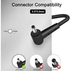 Asus 20V 6A Charger / Power Adapter with 4.5x3.0mm Tip