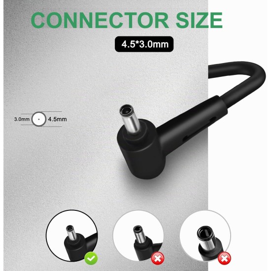 Asus 20V 7.5A Charger / Power Adapter with 4.5x3.0mm Tip