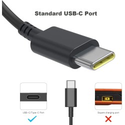 HP 15V 3.0A 45W Charger / Power Adapter with USB Type-C Tip