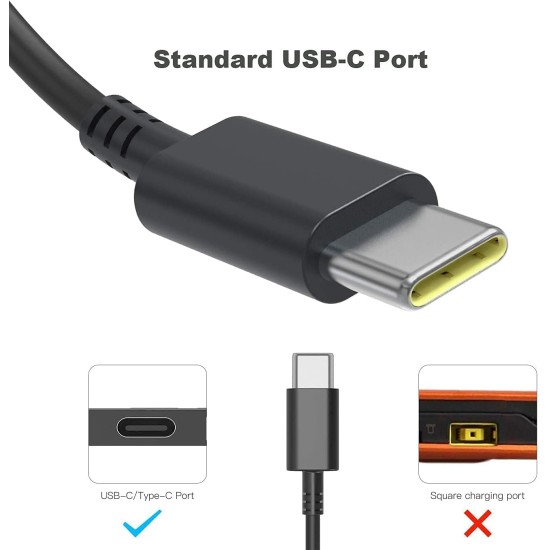 HP 15V 3.0A 45W Charger / Power Adapter with USB Type-C Tip