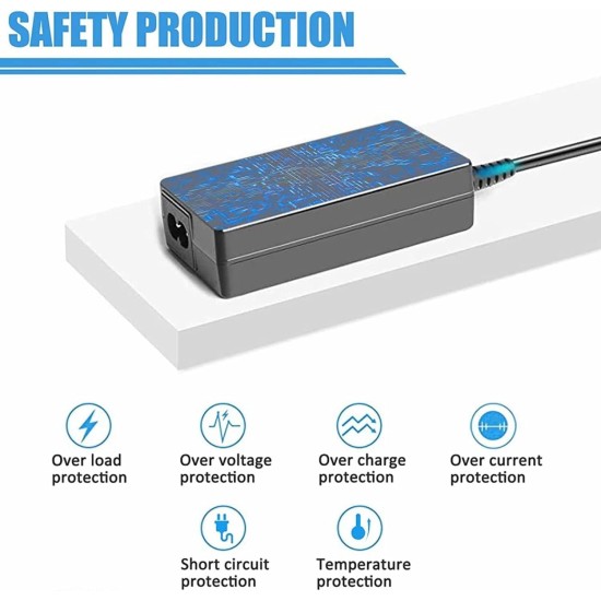 HP 18.5V 4.9A Charger / Power Adapter with 4.8x1.7 mm Tip