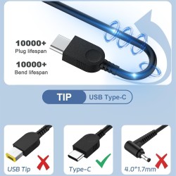 Lenovo 20V 3.25A Charger / Power Adapter with Usb Type C Tip