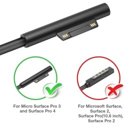 Microsoft Surface 15V 2.58A Charger / Power Adapter with Magnetic Tip